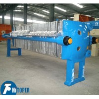 Cast iron plate and frame solid and liquid separation filter machine